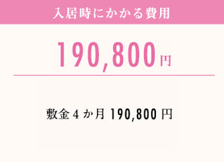 入居時にかかる費用